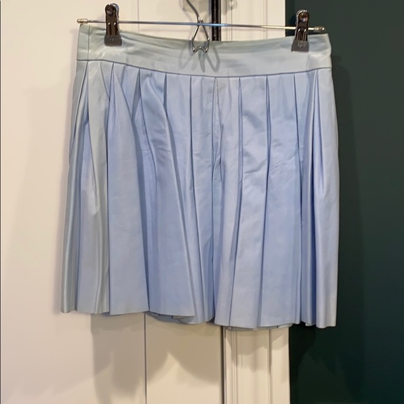 Alice + Olivia leather mini skirt